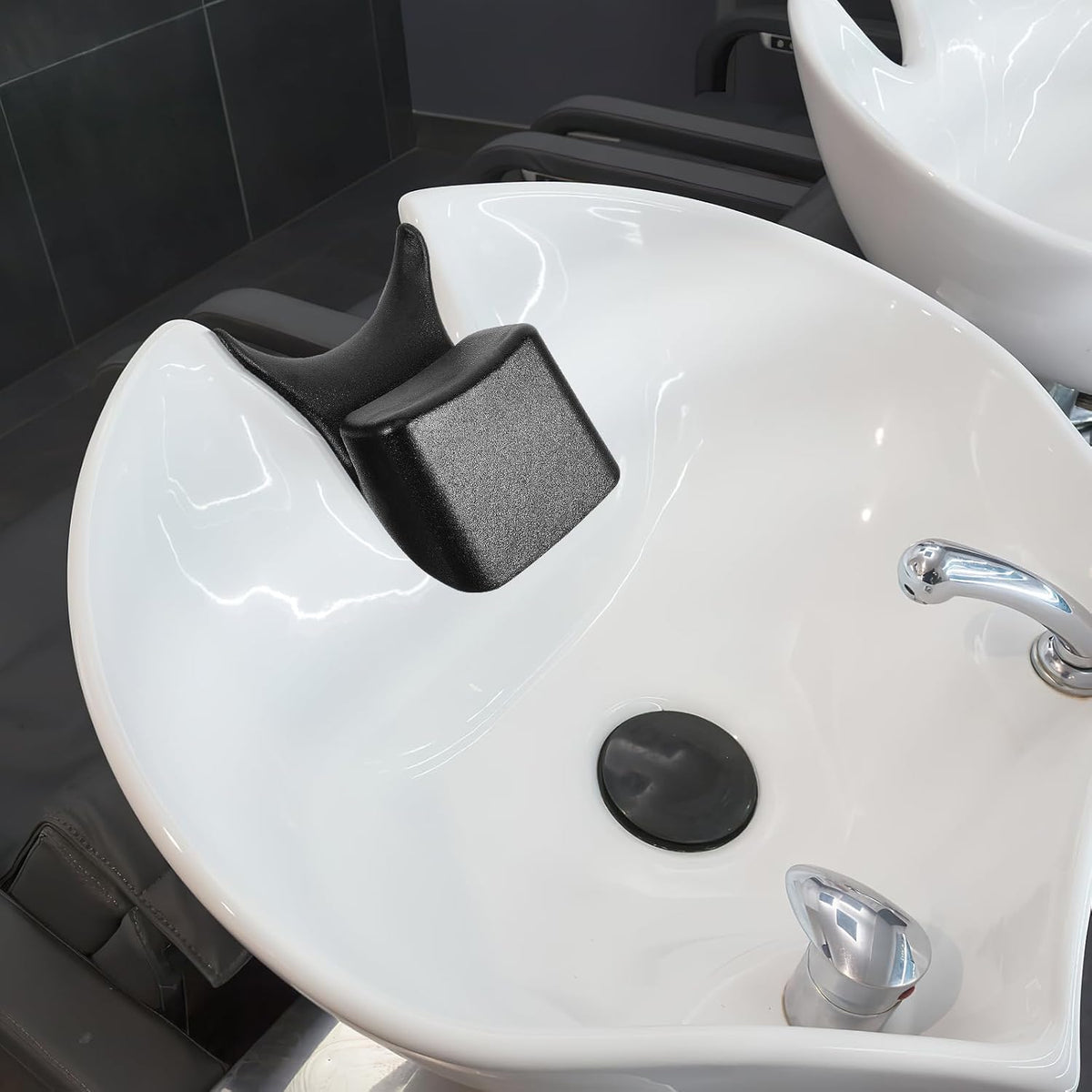 Shampoo Bowl Neck Rest,Salon Sink Neck Cushion Hairdressing Washing Cushion for Barbershop Home Salon Accessories - 9.04 Inch