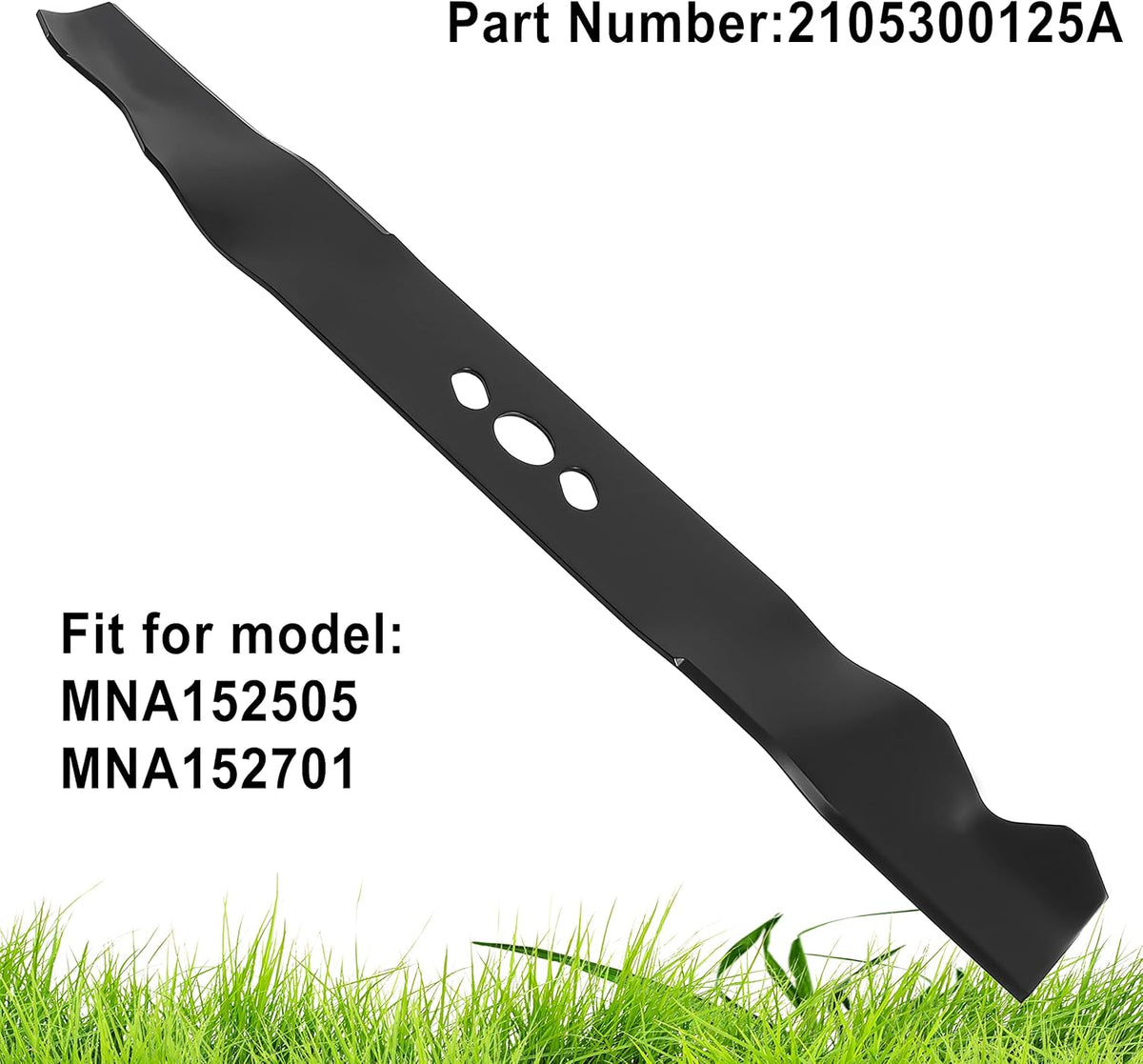 2105300125A Blade 1 Pack, MNA152505 MNA152701 Lawn Mower Blade Compatible with Hyper Tough 20 Inch Mower Blade