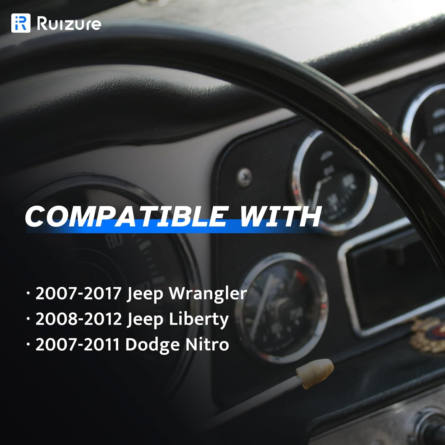 Rear ABS Wheel Speed Sensor Left Right fit for 07-17 Jeep Wrangler, 08-12 Jeep Liberty, 07-11 Dodge Nitro, 2007 2008 2009 2010 2011 2012 2013 2014 2015 2016 2017, Driver Passenger, ALS1932, 2pcs