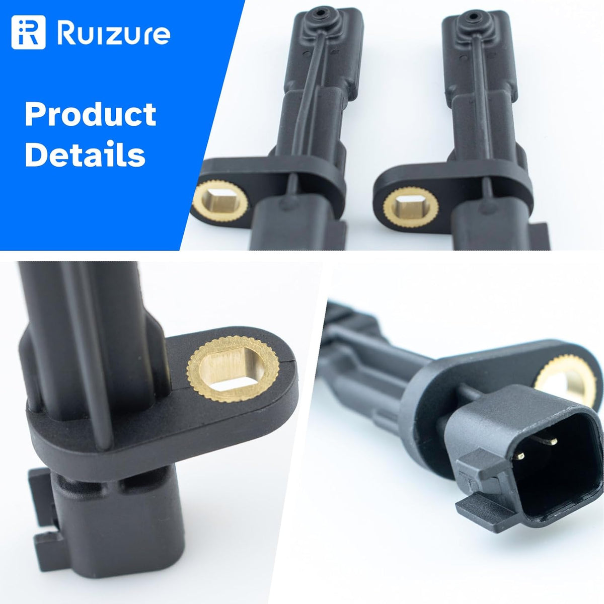 Rear ABS Wheel Speed Sensor Left Right fit for 07-17 Jeep Wrangler, 08-12 Jeep Liberty, 07-11 Dodge Nitro, 2007 2008 2009 2010 2011 2012 2013 2014 2015 2016 2017, Driver Passenger, ALS1932, 2pcs