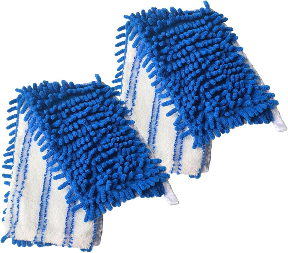 2 Pack Microfiber Mop Refills Compatible with O-Cedar Dual-Action Flip Mop Resuable Replacement Mop Heads for Dry &amp; Wet Use
