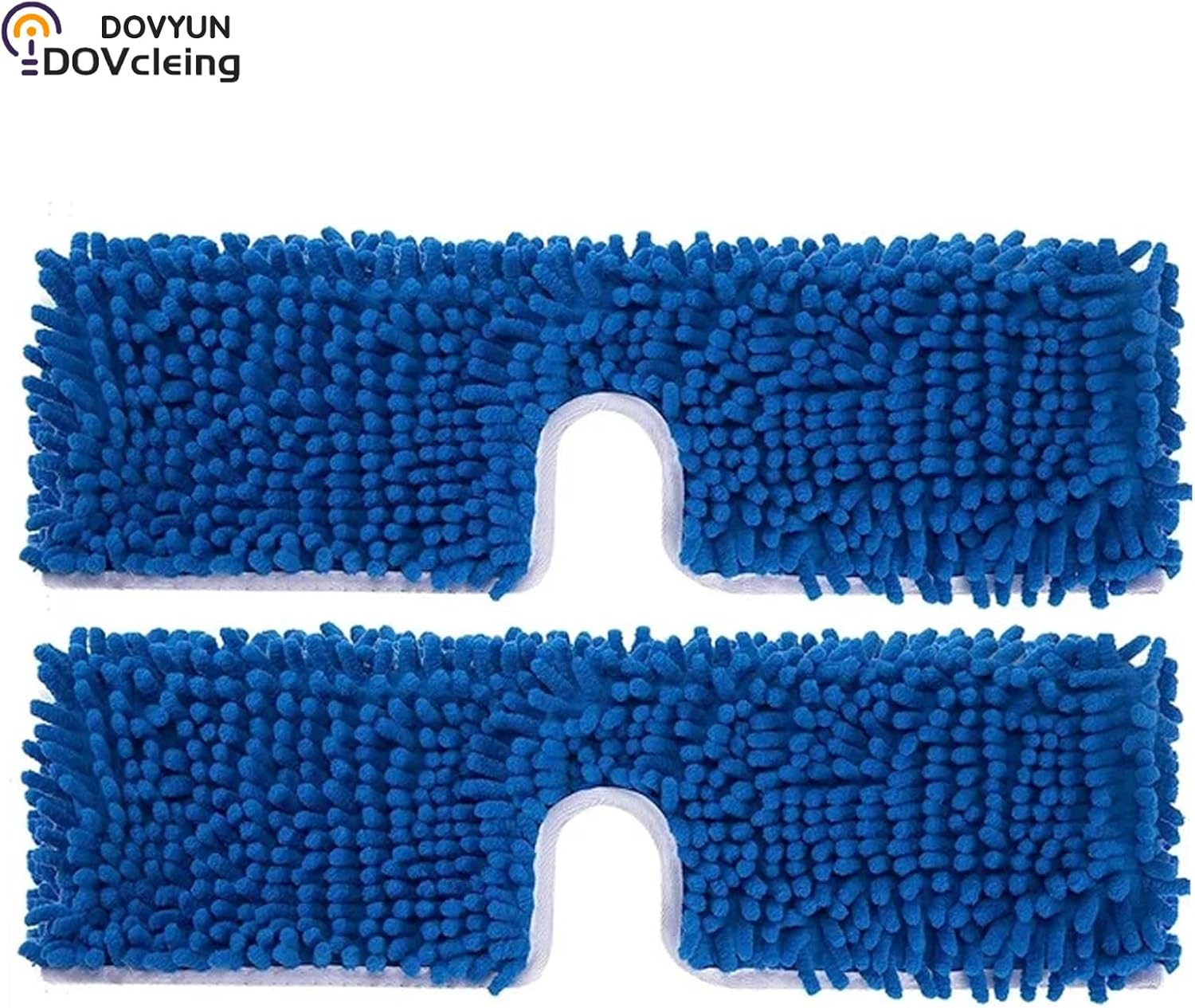 2 Pack Microfiber Mop Refills Compatible with O-Cedar Dual-Action Flip Mop Resuable Replacement Mop Heads for Dry & Wet Use