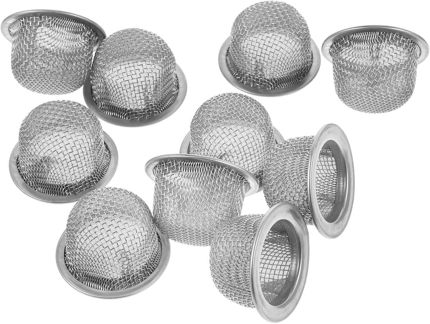 Stainless Steel Screen Filters, 10pcs 34mm Mesh Strainers, Double Screen Filter, Cocktail Smoker Filter Accessories for Bourbon Whiskey Smoker