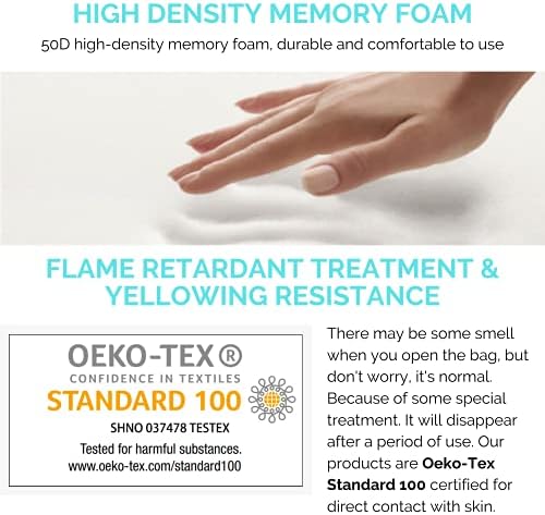 Extra Thick 2 inches Chair armrest Cushions Elbow Pillow Pressure Relief Office Chair Gaming Chair armrest with Memory Foam armrest Pads 2-Piece Set of Chair (Black)