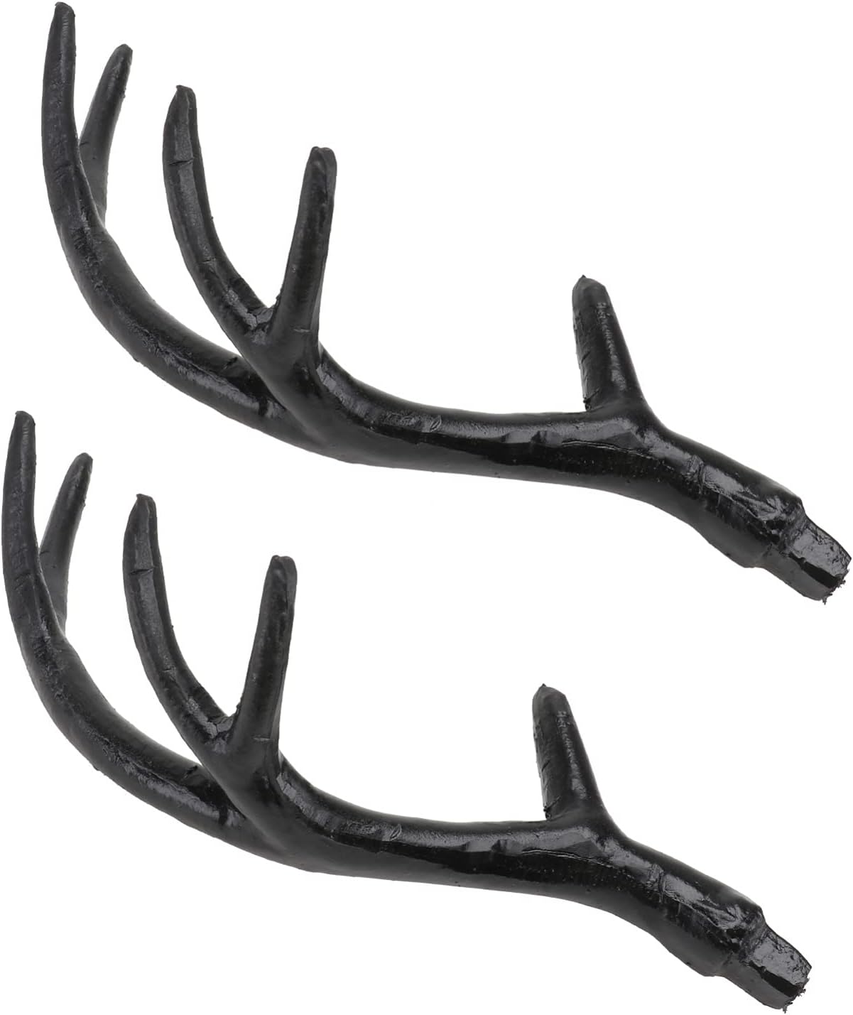 1 Pair Halloween Dress up Xmas Orments Deer Antlers for Crafts Orment Crafts Imitation Deer Horn DIY Hair Hoop Halloween Costume Deer Horn Hand Decor Branch Christmas Plastic