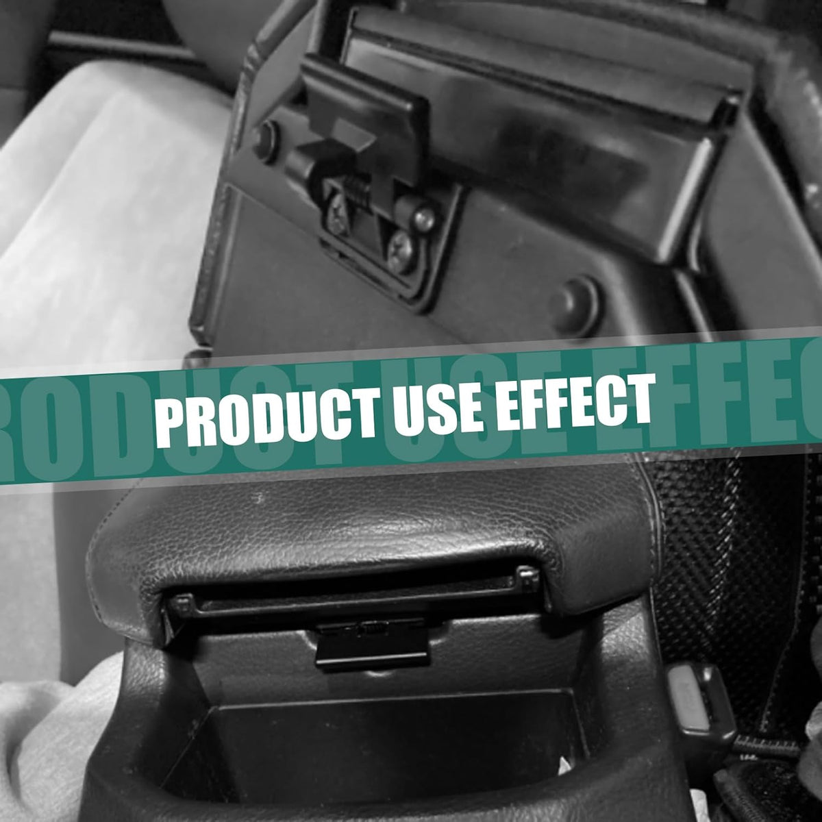 1 PC Car Center Armrest Lid Buckle, 1.49" x 1.65" Center Console Lid Lock Accessory, Accurate Matching Original Replacement Part 58908-12080, Compatible with 4runner Yair Models (Black)