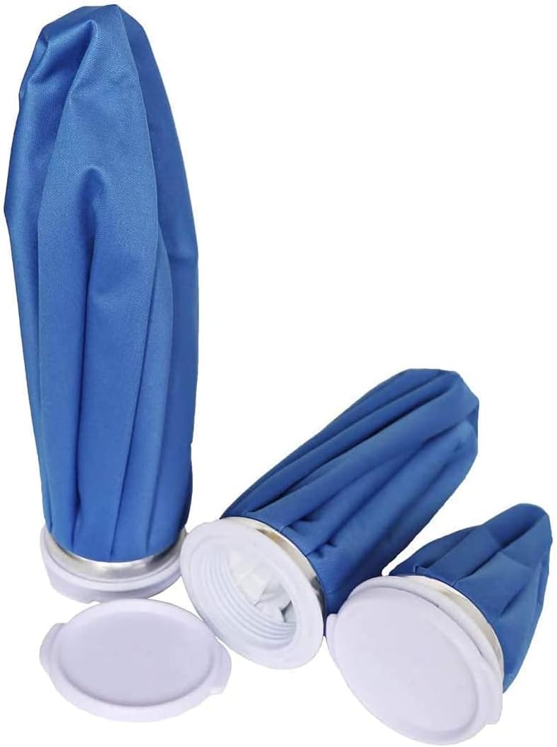 Ice Bags for Injuries Reusable Leak-Proof Ice Packs for Injury Hot Cold Therapy for Head Knee Ankle Face Back Shoulder Fever Elbow Pain Relief Soft Large Medium Small (11 9 6 Inch) 3 Pack