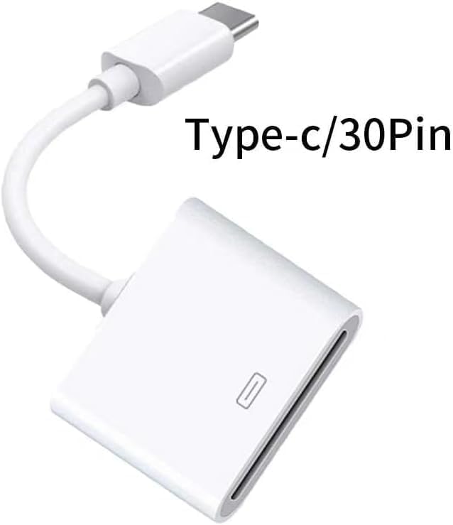 for Apple 30pin Female to USB 3.1 Type-C USB-C Sync Data Charging Adapter Cable Cell Phone OTG Adapters USB Cables Accessories, USB c Female to USB Female Adapter