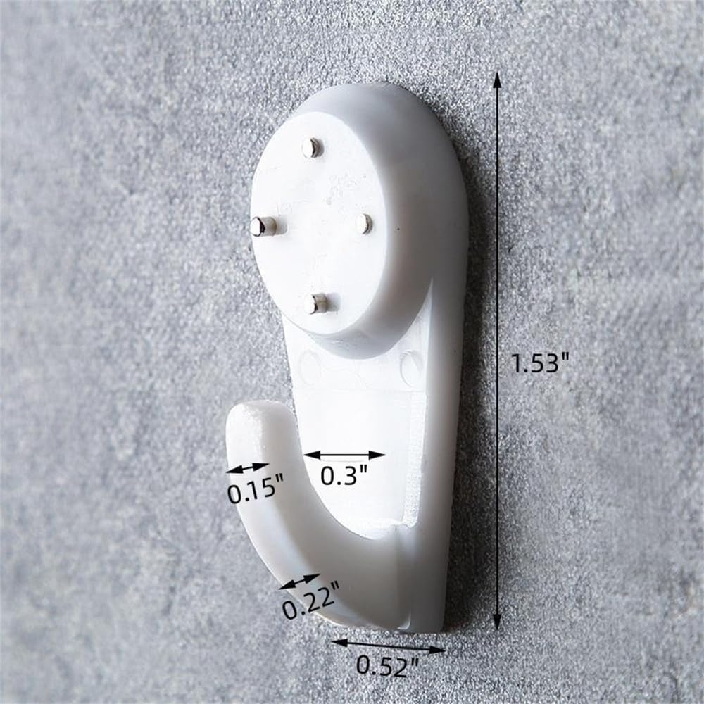 Concrete Wall Hooks，30pcs Invisible Nail Hangers, No Damage Wall Picture Hanger ， Powerful Concrete Hard Wall Drywall Picture Hooks Non-Trace Hanging Hook for Picture Photo Frame Clock Hangers