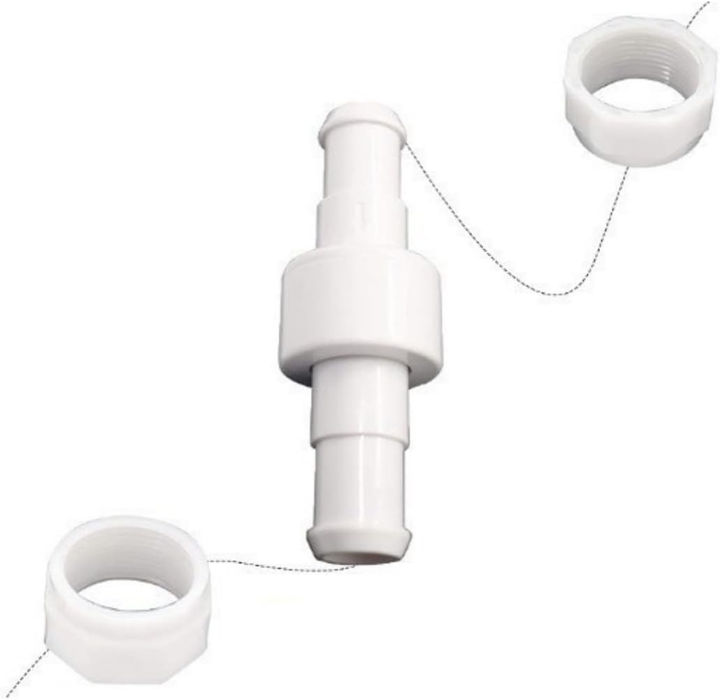 280, 380, 180 Pool Cleaner Hose Swivel D20 and Hose Nut D15 Combo Kit Replacement Suitable for Zodiac Polaris 280, 380, 180 Pool Cleaners (1 Pack)
