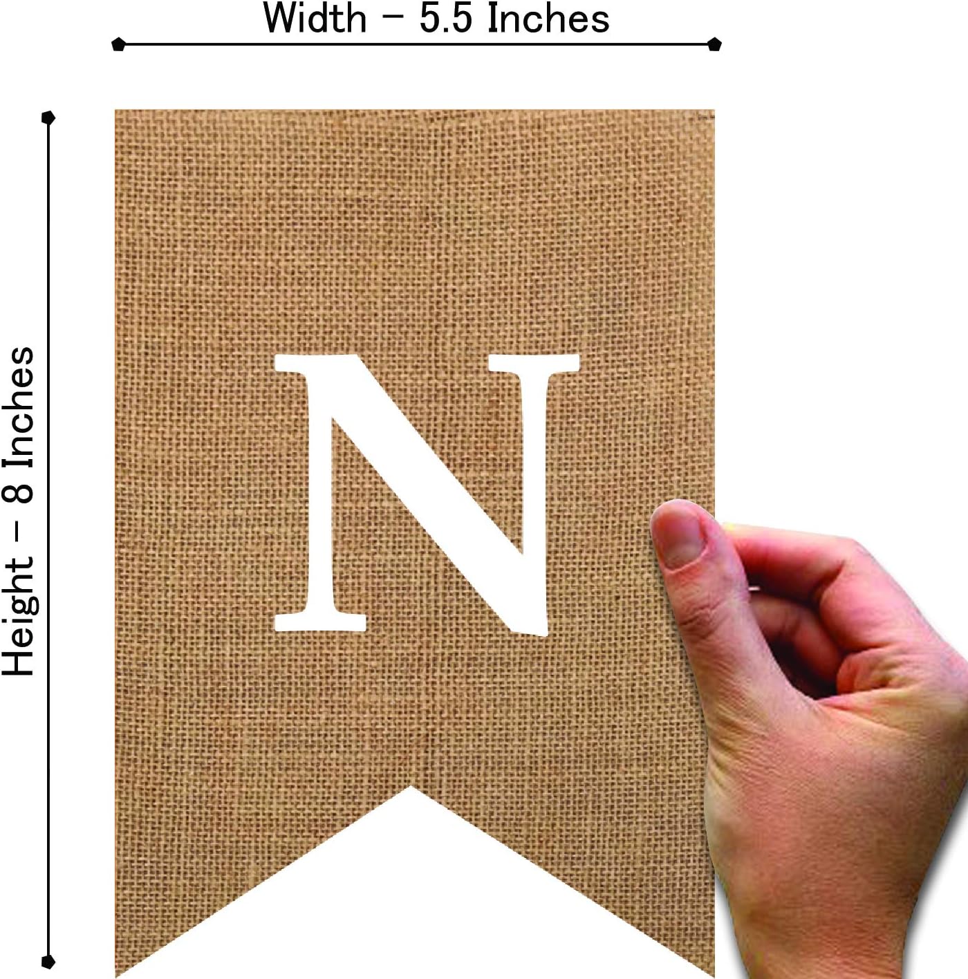 ONE High Chair First Birthday Burlap Banner | First Birthday Party Rustic Theme Decoration for boy or Girl | 1st Birthday Party Supplies | Happy Birthday Banner for Nursery Decor Product Name