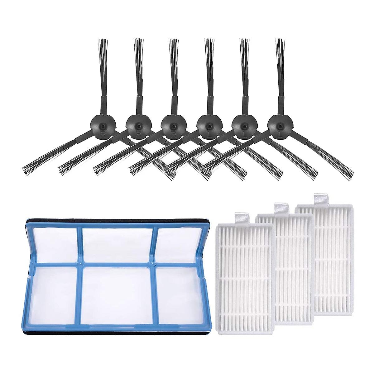 Replacement For Ilife V3 V3s V5 V5s V5s Pro Robot Vacuum Cleaner,1x Primary Filter+3x Filters+6x Si