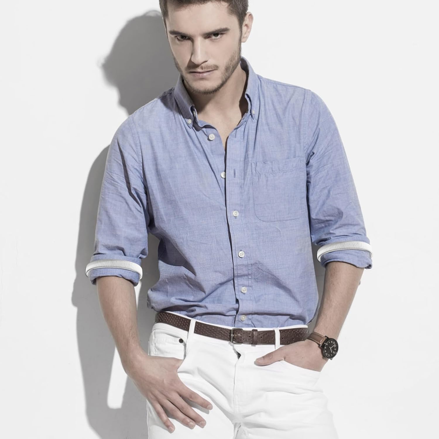 6pcs Sleeve Garters, Anti-Slip Shirt Sleeve Holder Stretchy Metal Arm Band Unisex Arm Strap to Hold up Sleeves Armbands for Women Men (Black, Gold, Silver)