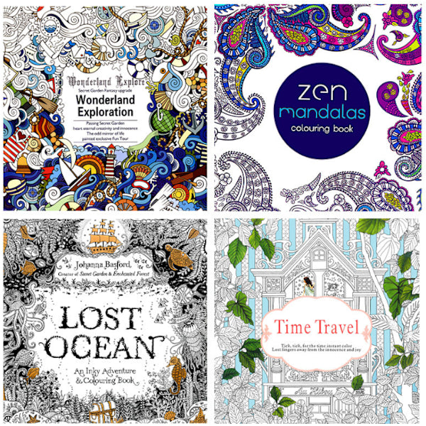 Coloring Book for Stress Relief - Adult Edition - Hand Painted Mandalas for Coloring