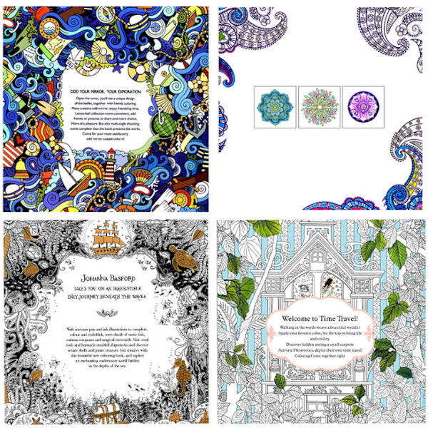 Coloring Book for Stress Relief - Adult Edition - Hand Painted Mandalas for Coloring