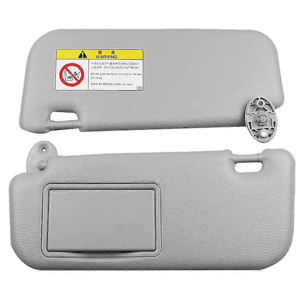 Compatible Car Visor for 2014 2015 2016 2017 with Mirror Gray Accessories 74320-02B21 74310-02K91