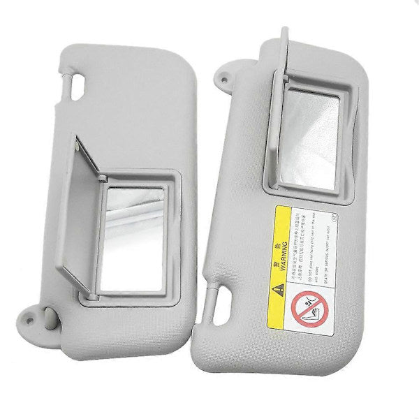 Compatible Car Visor for 2014 2015 2016 2017 with Mirror Gray Accessories 74320-02B21 74310-02K91