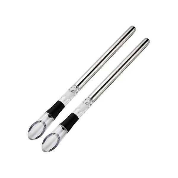 Wine Cooler Chiller 2-Pack Stainless Steel with Aerator Compatible with Standard Bottles