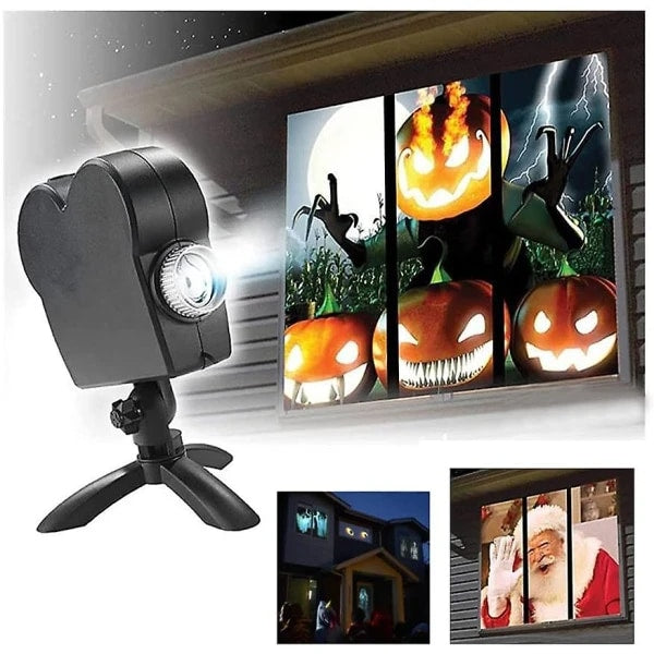 Christmas and Halloween Hologram Projector Window Projector LED