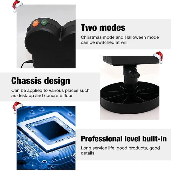 Christmas and Halloween Hologram Projector Window Projector LED