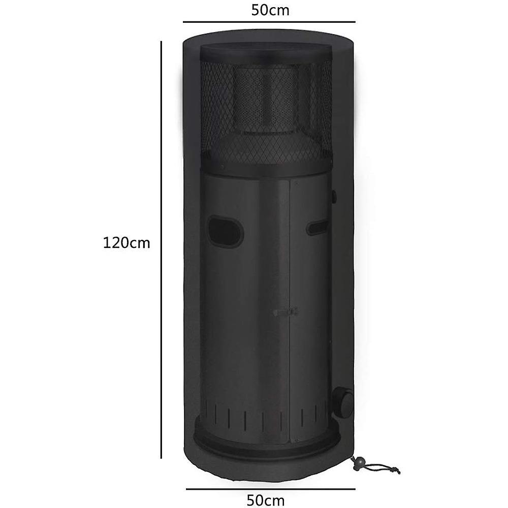 Waterproof 210D Oxford Patio Heater Cover, Windproof Protection for Outdoor Heaters