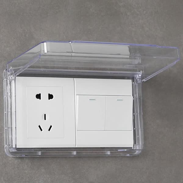 Switch Protective Cover Socket Waterproof Box Transparent