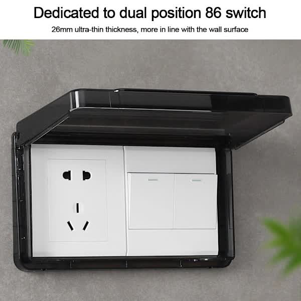 Switch Protective Cover Socket Waterproof Box Transparent