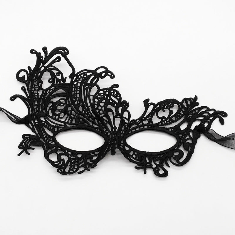 Venetian Masquerade Mask for Women Elegant Lace Halloween Mardi Gras Party Gold Silver Black
