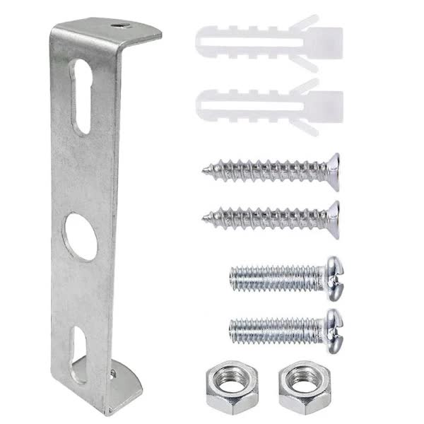 【xj】4pcs Ceiling Plate Light Bracket Ceiling Mount Hanging Lamp Holder for Wall or Ceiling Mounted Lamp Mounting Brackets with Screws Iron 110mm Silver