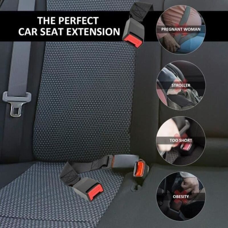 Belt Extender 2 pcs Comfortable Extension Strap 23 cm