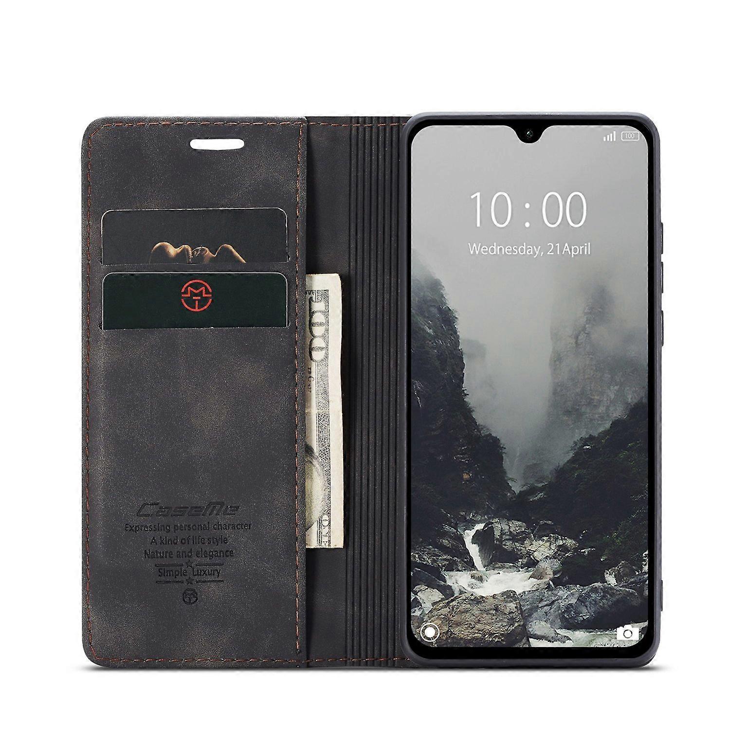 Xiaomi Redmi 14C Phone Case Leather Compatible with Xiaomi Card Holder Stand Multicolor Style CASEME 013 Series