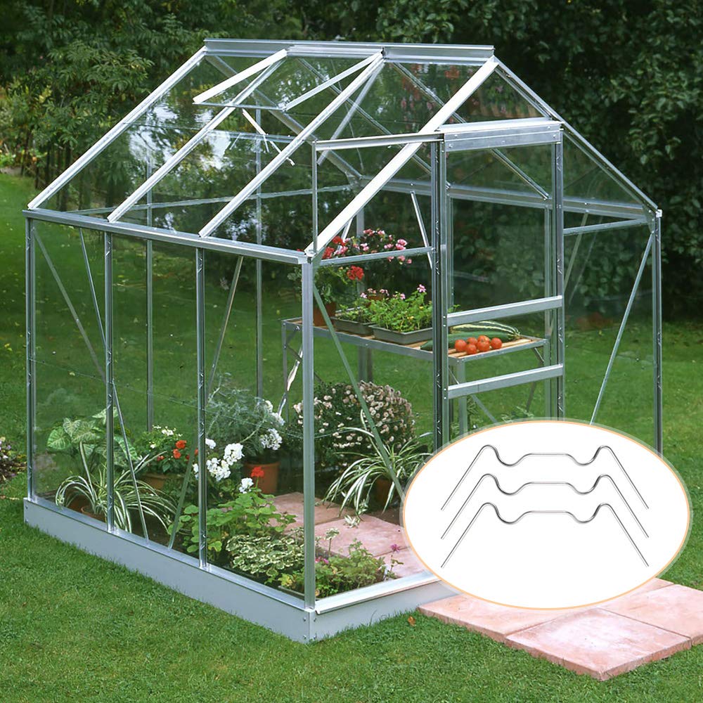 Greenhouse Clamps 50-Pack Stainless Steel W-Clamps