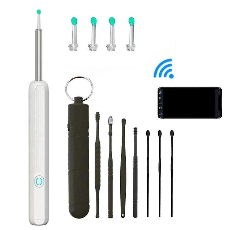 Wireless Smart Visual Ear Cleaner Usb WiFi Otoscope TW1 Ear Wax Removal Tool Set with Camera Ear Endoscope HD 1080P for iPhone iPad Android [db]