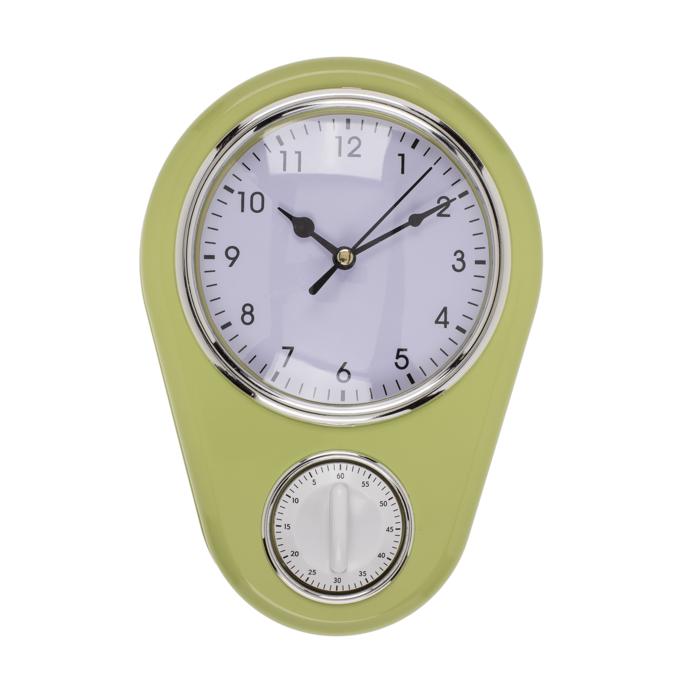 Wall Clock Timer Function Blue 435 New High Quality