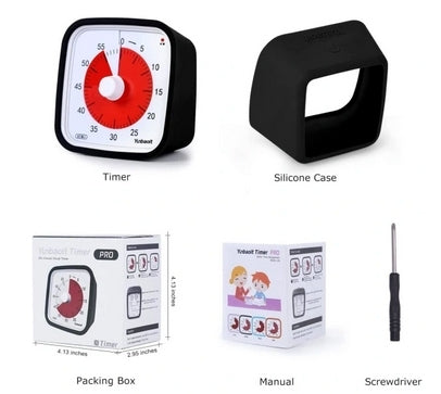 Visual Timer 60 Minute Classroom Timer for Kids Black 150