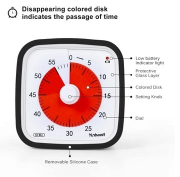 Visual Timer 60 Minute Classroom Timer for Kids Black 150