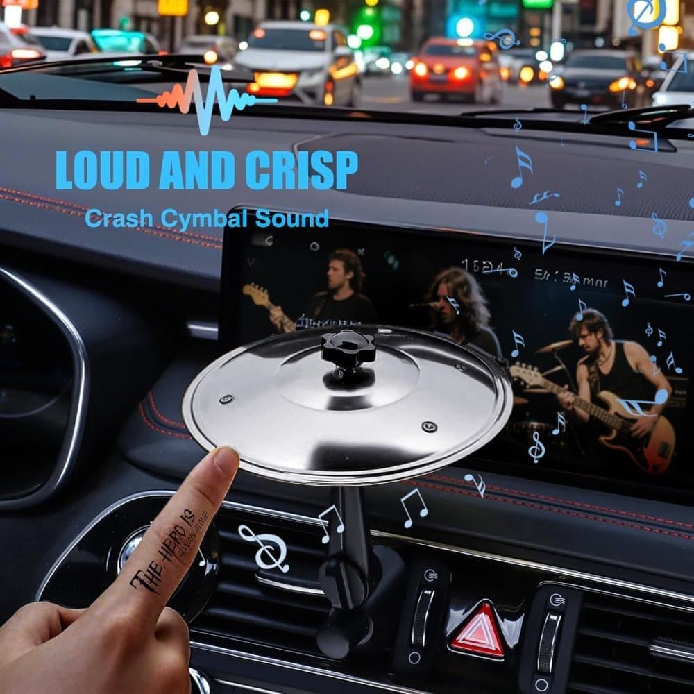 Gold Silver Car Drum Cymbal Air Valve Bracket 1/2 Pack 2 pcs Compatible with Car Accessories