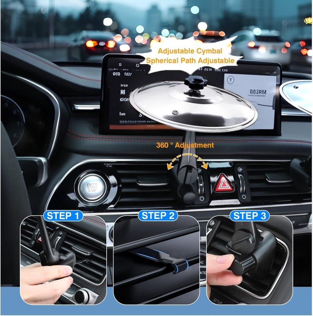 Gold Silver Car Drum Cymbal Air Valve Bracket 1/2 Pack 2 pcs Compatible with Car Accessories