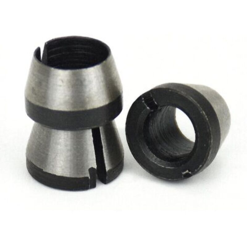 Router Collet Set of 6 - 6mm 6.35mm 8mm Countersunk Milling Chuck Collet Adapter