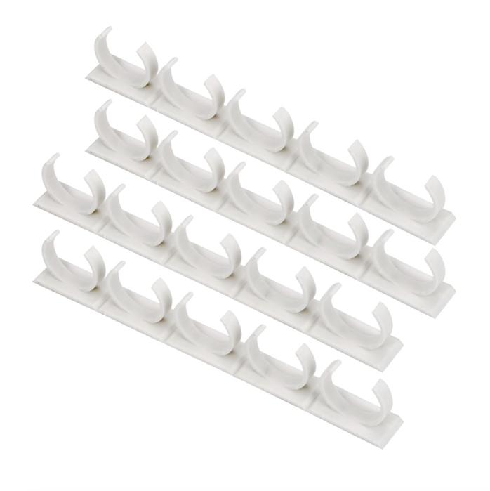 White Spice Rack Organizer 4-Pack for 20 Spices