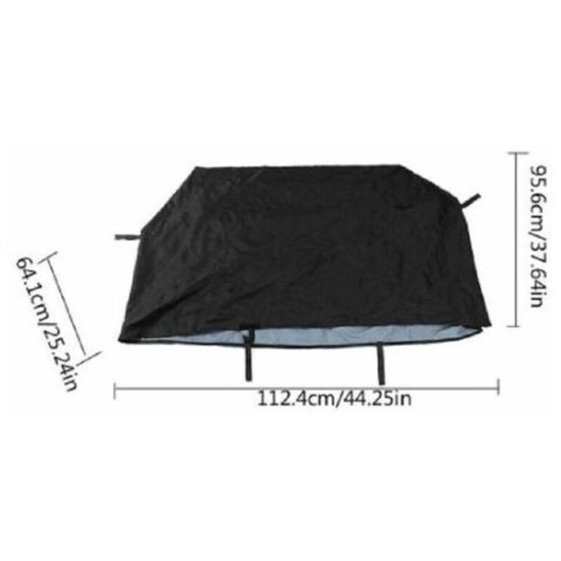 Weber Q3000 Q2000 Compatible Waterproof Grill Cover Outdoor Garden 112.4 x 64.1 x 95.6 cm DEBUNS