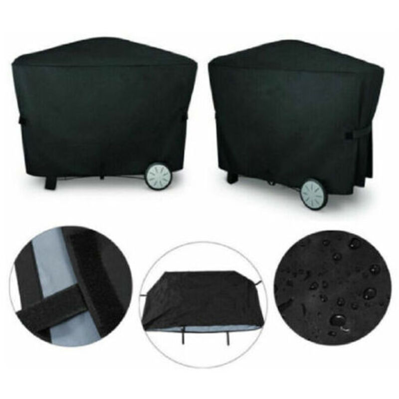 Weber Q3000 Q2000 Compatible Waterproof Grill Cover Outdoor Garden 112.4 x 64.1 x 95.6 cm DEBUNS