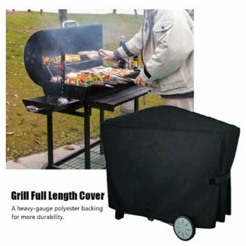 Weber Q3000 Q2000 Compatible Waterproof Grill Cover Outdoor Garden 112.4 x 64.1 x 95.6 cm DEBUNS