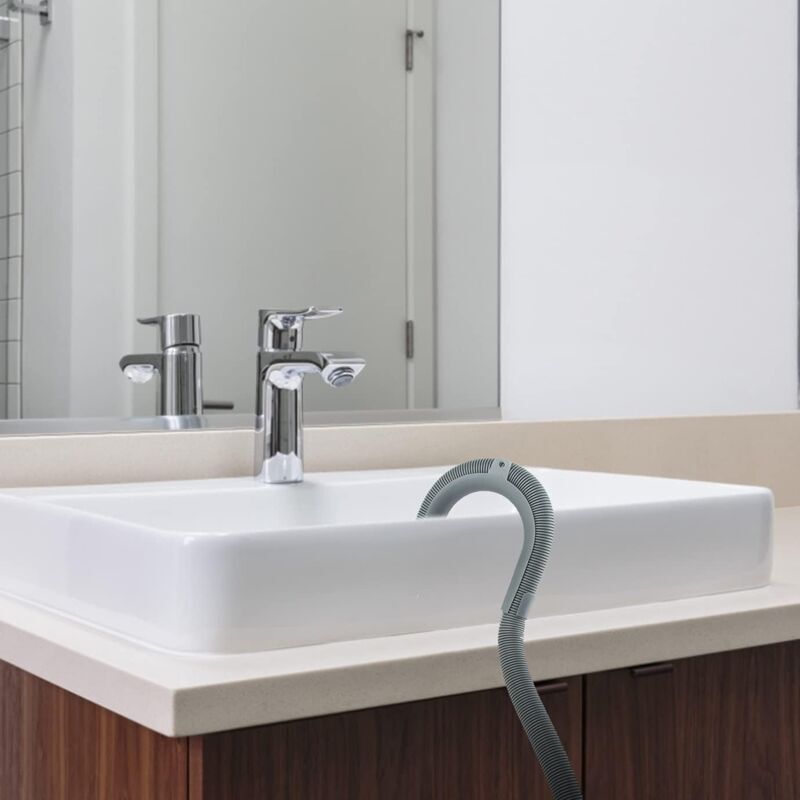 Washing Machine Dryer Drain Hose Extension Connection 2m Compatible with DEBUNS