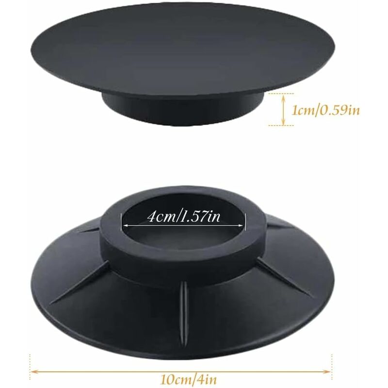 Washing Machine Anti-Vibration Pads, 4-Piece Set for Washer and Dryer Stability, Vibration-Damping Washine Machine Mat