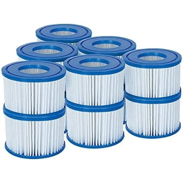 Lay-Z-Spa Filter Cartridge (VI), Compatible with All Lay-Z-Spa Hot Tubs 6pcs