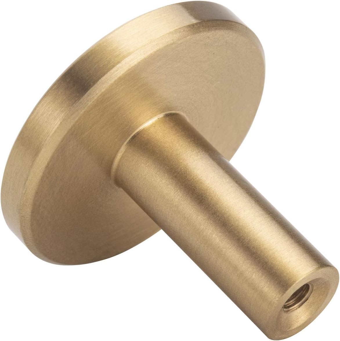 Set of 4 wall hooks in brushed brass, towel hooks in gold