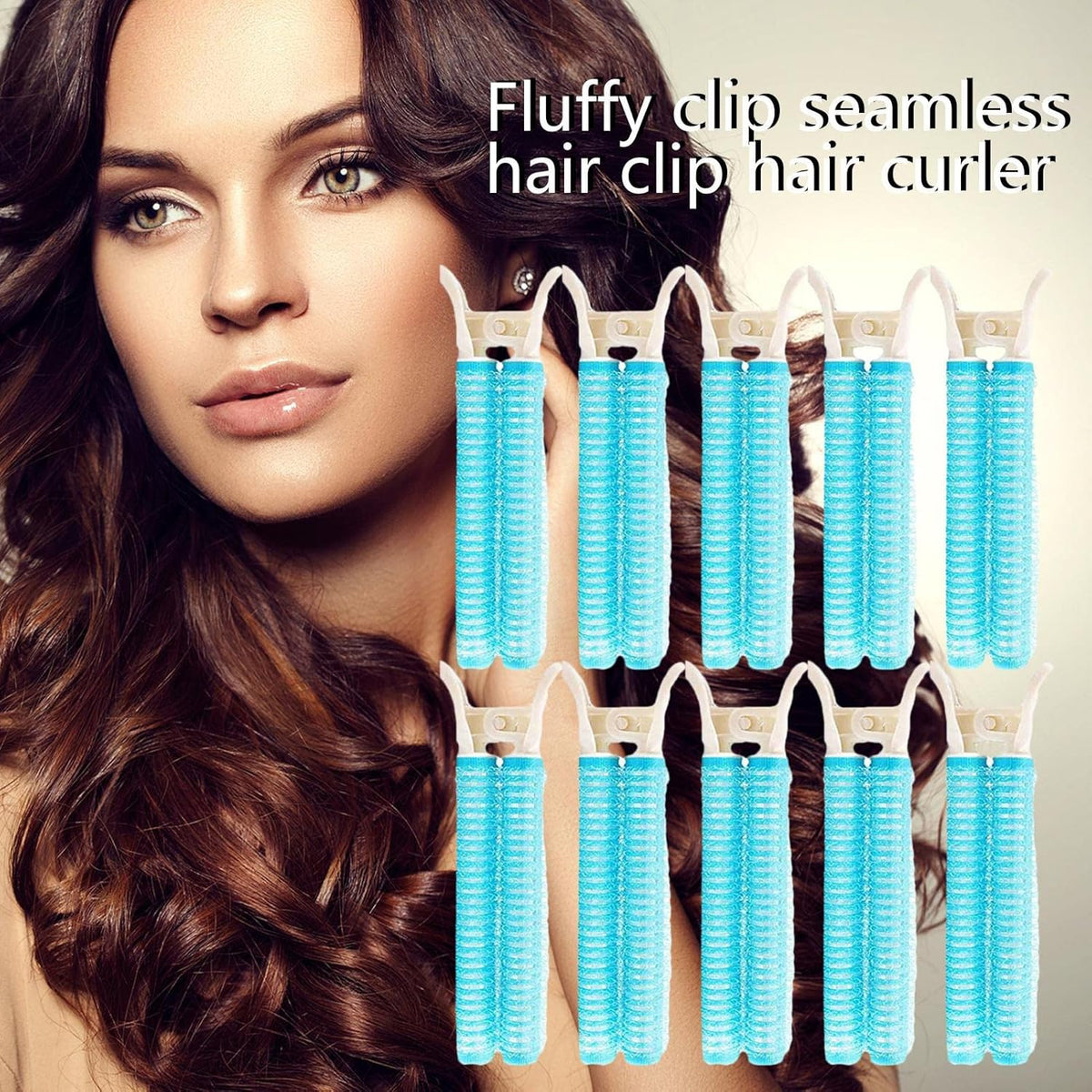 Volumizing Hair Root Clips - Set of 10 Magic Clips for Hair Volume - Hair Root Fluffy Hair Clip Head Seamless Hair Clip Curling Barrel -