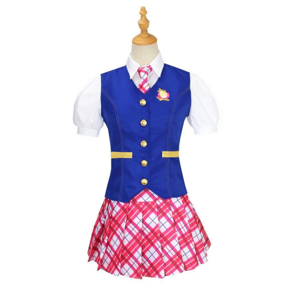 Barbie Movie Delancy Dress Four-Piece Set S Ever After High Princess Academy School Uniform Costume