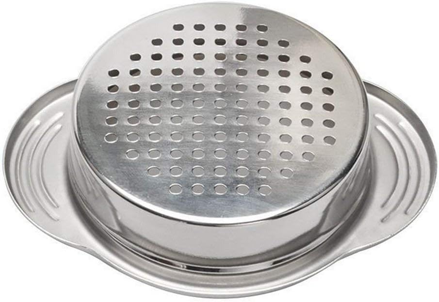 2-Pack Steel Food Can Drainer Strainer, Sieve Tuna Can Oil Press Tuna Can Oil Squeezer Oil Drainer Can Opener, Can Strainer Kitchen Tools